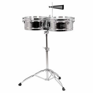 Timbales Gon Bops Fiesta 13" y 14" con Atril FSTB1314