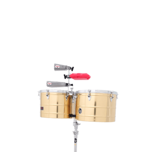 Timbales LP Prestige Thunder Timbs Latón 15" & 16" Con Atril LP1516-B