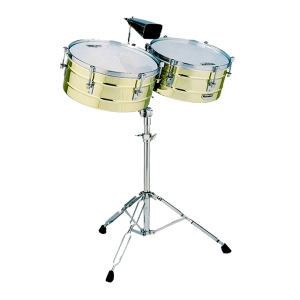 Timbales LP Matador 14"/15" Latón con Atril M257B