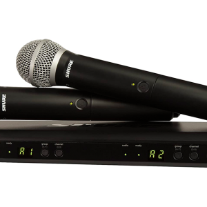 Sistema de Micrófono Inalambrico Shure BLX288/PG58 - Imagen 3