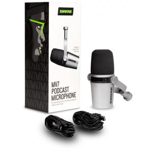 Micrófono Hibrido/Dinámico MV7 Shure