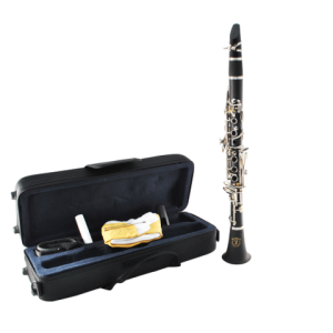 Clarinete MI Bemol Blessing con estuche, Ebonite-17 LLAVES 6402E-17