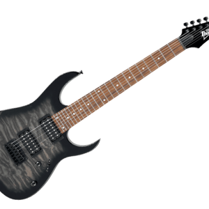 Guitarra Eléctrica Ibanez "GIO RG" de 7 cuerdas Negro Sombreado GRG7221QA-TKS - Imagen 1