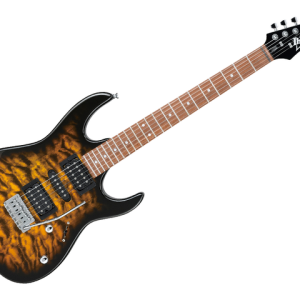 Guitarra Eléctrica Ibanez "Gio RG" Ámbar Sombreado GRX70QA-SB